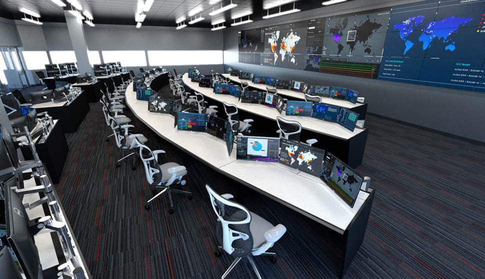 Command and Control Video wall room