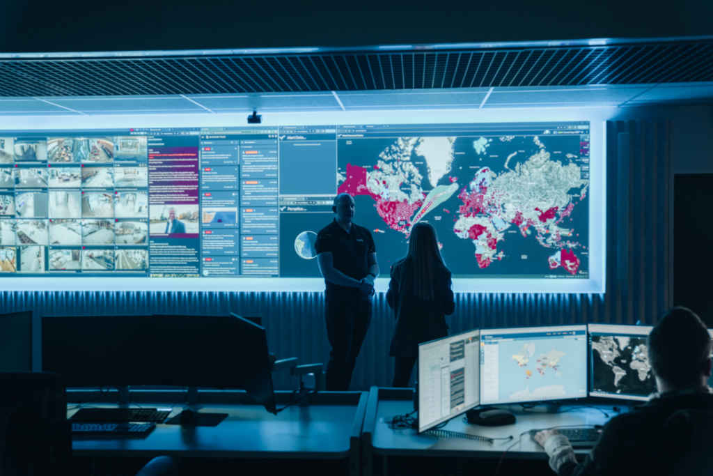 LED Projection fro Cyviz for Aker Security